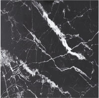 vidaXL Tischplatte Schwarz 70x70 cm 6 mm Hartglas in Marmoroptik