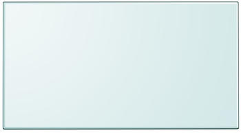 vidaXL Tischplatte aus gehärtetem Glas rechteckig 1200x650 mm