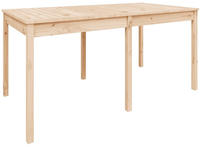 vidaXL Gartentisch 159,5x82,5x76 cm Massivholz Kiefer