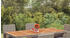 vidaXL Gartentisch mit Holzplatte grau 190x90x75 cm Poly Rattan