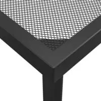 vidaXL Gartentisch Anthrazit 200x100x72 cm Stahlgitter