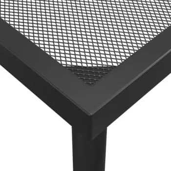 vidaXL Gartentisch 200x100x72 cm Stahlgitter Anthrazit