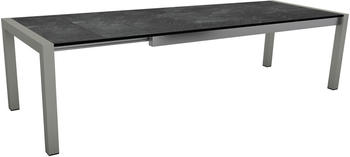 Stern Standard Ausziehtisch Aluminium 174x90 - 254x100 cm Graphit 214/294x100 cm Slate
