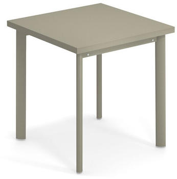 Emu Tisch STAR 70 x 70 cm Stahl grau-grün