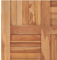 vidaXL Tischplatte Massivholz Teak 60&times;60&times;2,5 cm