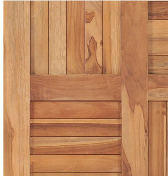 vidaXL Tischplatte Massivholz Teak 60×60×2,5 cm
