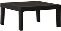 vidaXL Lounge-Gartentisch Kunststoff Grau