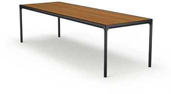 Houe Four Outdoor Tisch 270cm Bambus / schwarz