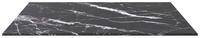 vidaXL Tischplatte Schwarz 60x60 cm 6 mm Hartglas in Marmoroptik