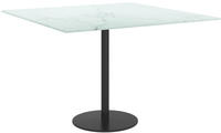 vidaXL Tischplatte Wei&szlig; 60x60 cm 6 mm Hartglas in Marmoroptik