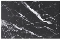 vidaXL Tischplatte Schwarz 100x62 cm 8 mm Hartglas in Marmoroptik