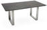 Niehoff Tisch Noah Profilkufe Edelstahl - 220 x 95 cm HPL Granit-Design