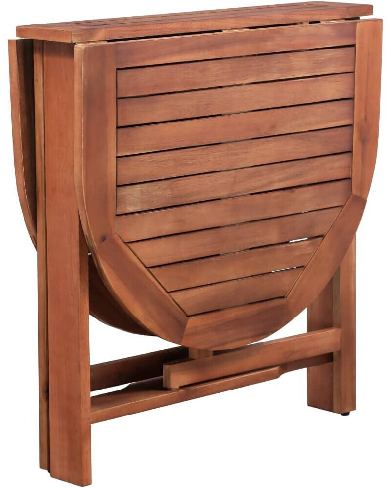 vidaXL Klappbarer Gartentisch 120 x 70 x 74 cm Akazienholz Massiv Test