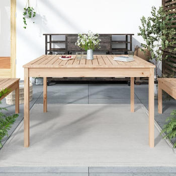 vidaXL Gartentisch 121x82,5x76 cm Kiefer