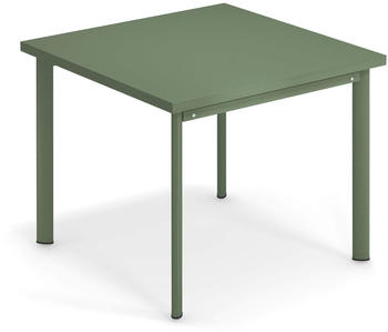 Emu Star Tisch rechteckig Metall 90x75x90cm militärgrün