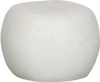 WOOOD Beistelltisch "Pebble Fiberclay in Betonoptik mit organischer Rundung"