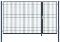Doppelfl&uuml;gel Gartentor Aditus Farbe: Anthrazit, Gr&ouml;&szlig;e: 200 X 350 Cm...