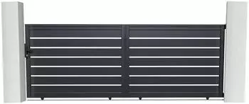 Casanoov Vogel sliding gate grey 4 m 145 cm