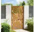 vidaXL Gartentor Wellen-Design Wetterfester Stahl 105x180cm (4100977)