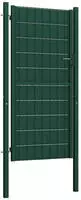 vidaXL Zauntor aus PVC und Stahl 100 x 204 cm Gr&uuml;n