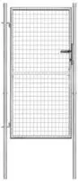 vidaXL Gartentor Verzinkter Stahl 105x200 cm Silbern