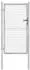 vidaXL Gartentor Verzinkter Stahl 105x200cm Silber (144758)