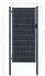 vidaXL Zauntor PVC und Stahl 100x204cm Anthrazit