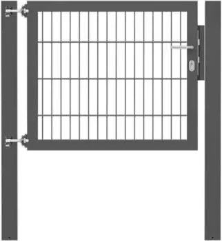 Alberts Flexo Plus Einzeltor zum Einbetonieren, anthrazit RAL 7016, 100x80cm (635800)