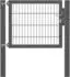 Alberts Flexo Plus Einzeltor zum Einbetonieren, anthrazit RAL 7016, 100x80cm (635800)