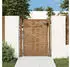 vidaXL Gartentor Quadratisches Design Cortenstahl 100x125cm (153252)
