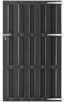vidaXL Gartentor WPC 100x180 cm Grau