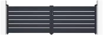 Casanoov Vogel Double-wing door aluminium 400 x 120 cm anthracite