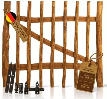 BooGardi Gartentor Holz imprägniert 100x50cm Staketenzaun (GAT35HATI1005)