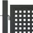 vidaXL Gartentor Anthrazit 300x150cm Stahl (154566)