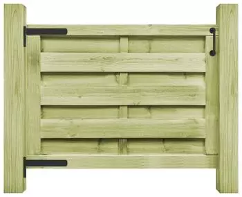 vidaXL Gartentor Kiefernholz imprägniert 100x75cm Grün (45314)