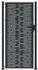 vidaXL Gartentor anthrazit 100x200cm Stahl, quadratisches Design