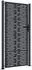 vidaXL Gartentor anthrazit 100x200cm Stahl, quadratisches Design