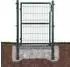 Songmics Gartentor Zauntor verzinkter Stahl abschließbar 106x125cm grün (GGD175L)