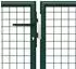 vidaXL Gartentor aus Stahl 500x150cm Grün