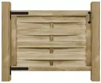 vidaXL Gartentor Impr&auml;gniertes Kiefernholz 100x75 cm Gr&uuml;n