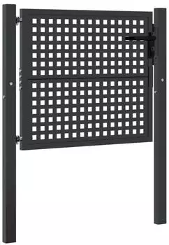 vidaXL Gartentor anthrazit 100x75cm Stahl (154559)