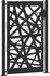 vidaXL Gartentor Stahl schwarz 100x150cm (4100951)