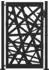vidaXL Gartentor Stahl schwarz 100x150cm (4100951)