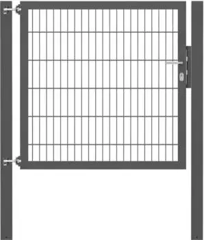 Alberts Flexo Plus Einzeltor Anthrazit RAL 7016 125x120cm Pfosten 100x100mm (635893)