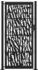 vidaXL Gartentor Trace Design Schwarz Stahl 105x205cm (4100983)