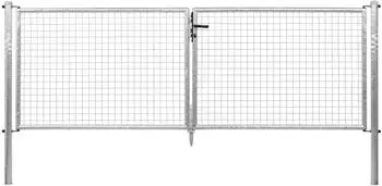 Alberts Wellengitter-Doppeltor feuerverzinkt 100cm x 300cm (602918)