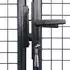 vidaXL Maschen-Gartentor verzinkter Stahl 400x150cm, grau (143377)
