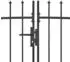vidaXL Gartentor Woerden mit Speerspitze 5x1,5m, schwarz (146324)