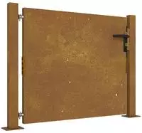 vidaXL Gartentor 100x100 cm Cortenstahl