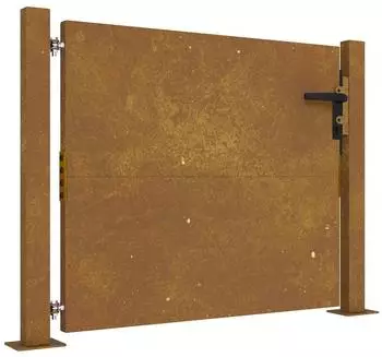 vidaXL Gartentor 105x105cm Cortenstahl